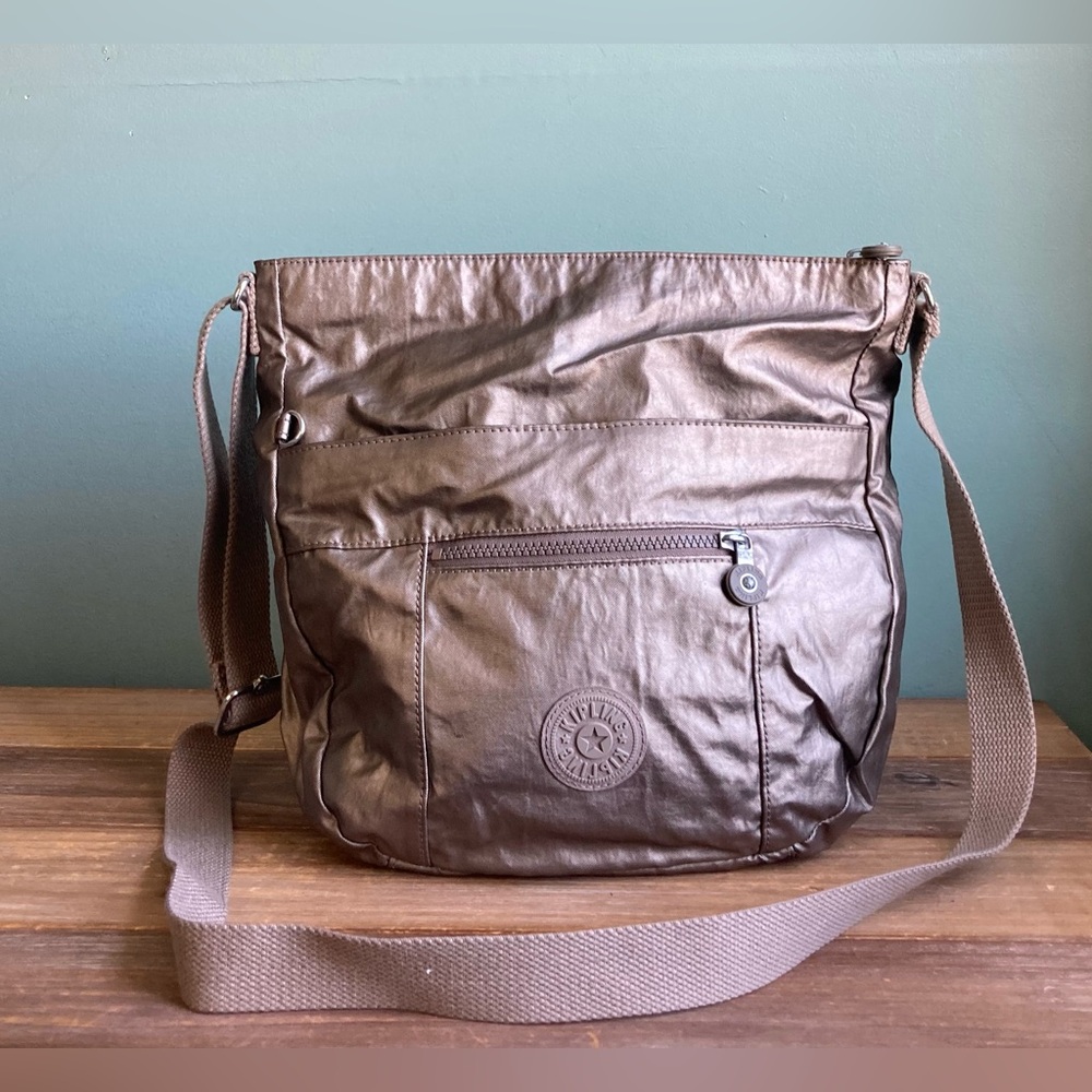 Kipling Nylon Metallic Crossbody Bag - Picture 4 of 9